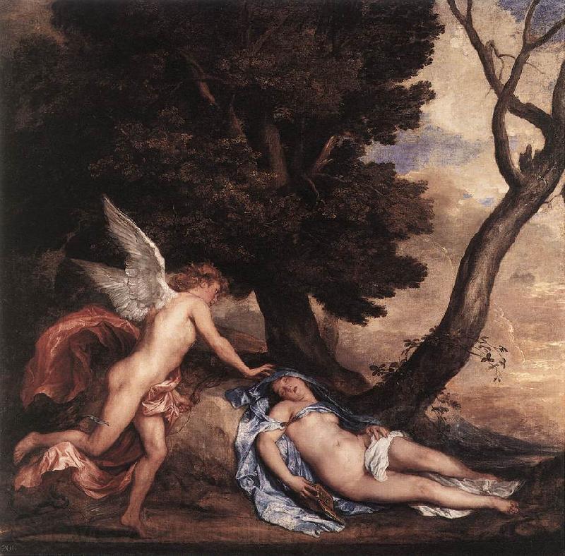 DYCK, Sir Anthony Van Cupid and Psyche df France oil painting art